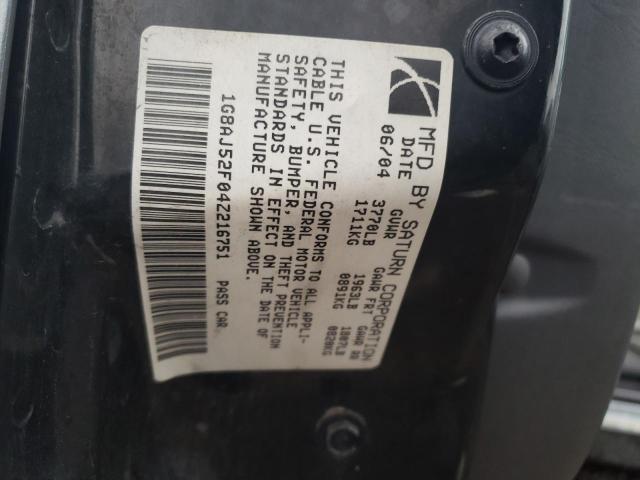 Photo 11 VIN: 1G8AJ52F04Z216751 - SATURN ION 