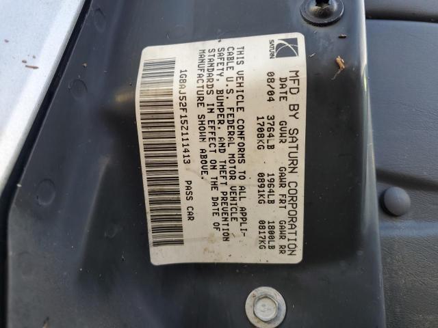 Photo 12 VIN: 1G8AJ52F15Z111413 - SATURN ION LEVEL 