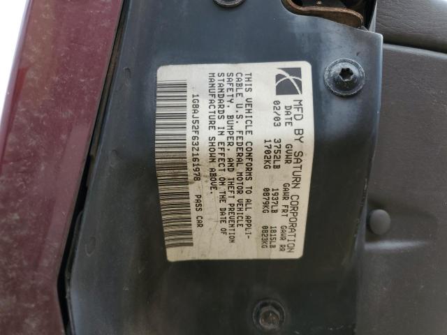 Photo 11 VIN: 1G8AJ52F63Z161978 - SATURN ION LEVEL 