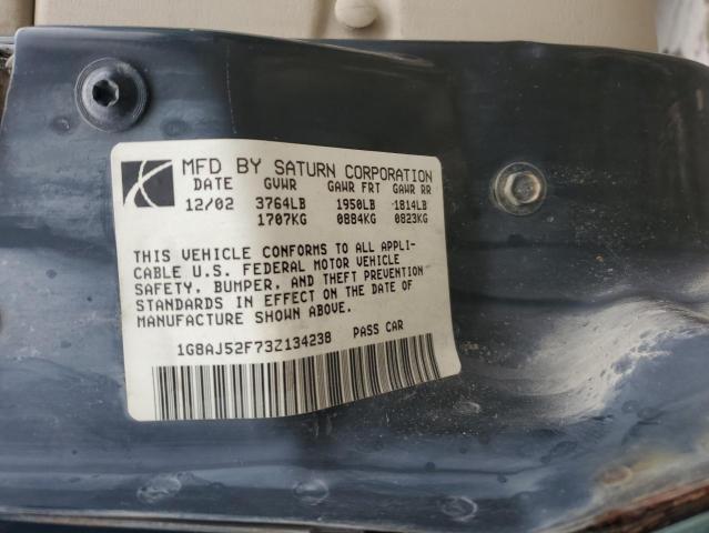 Photo 11 VIN: 1G8AJ52F73Z134238 - SATURN ION LEVEL 