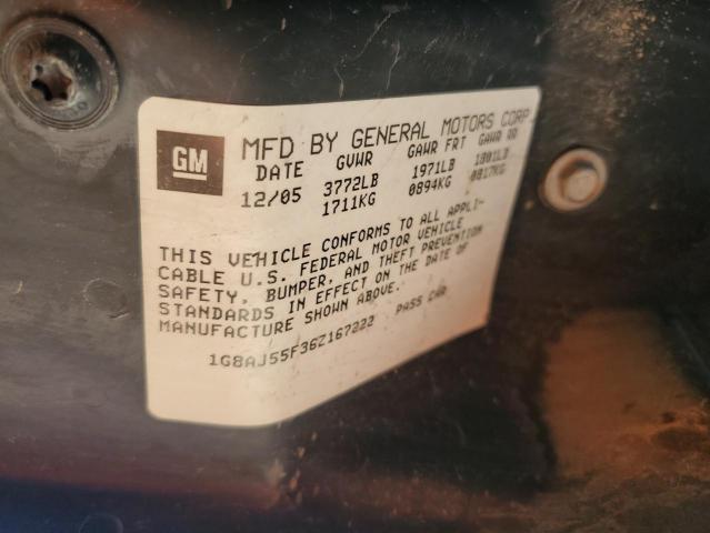 Photo 11 VIN: 1G8AJ55F36Z167222 - SATURN ION LEVEL 