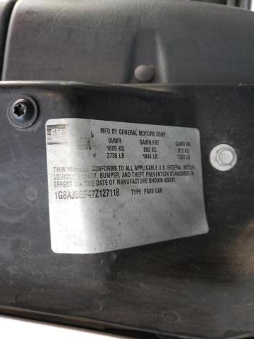 Photo 9 VIN: 1G8AJ55F47Z127118 - SATURN ION LEVEL 