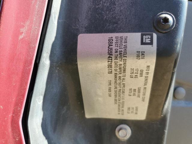 Photo 11 VIN: 1G8AJ55F47Z185178 - SATURN ION LEVEL 