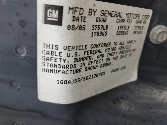 Photo 11 VIN: 1G8AJ55F56Z126963 - SATURN ION LEVEL 