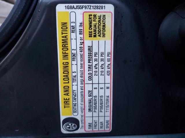 Photo 12 VIN: 1G8AJ55F97Z128281 - SATURN ION 