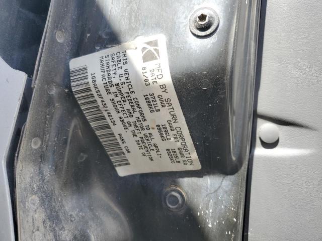 Photo 11 VIN: 1G8AK52F43Z146134 - SATURN ION LEVEL 