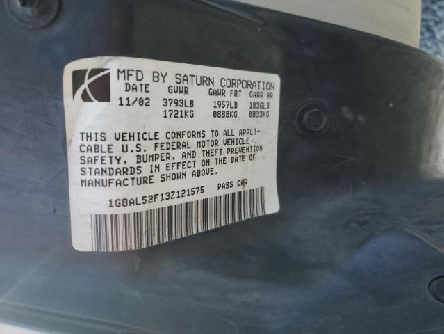 Photo 12 VIN: 1G8AL52F13Z121575 - SATURN ION LEVEL 