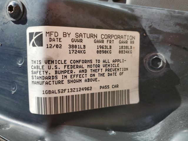 Photo 11 VIN: 1G8AL52F13Z124962 - SATURN ION LEVEL 