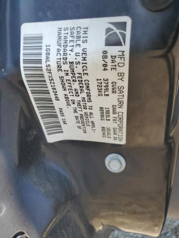 Photo 11 VIN: 1G8AL52FX5Z103448 - SATURN ION LEVEL 