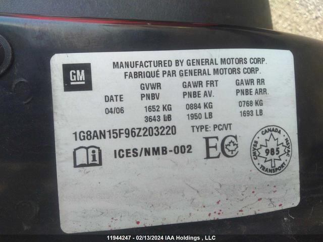 Photo 8 VIN: 1G8AN15F96Z203220 - SATURN ION 