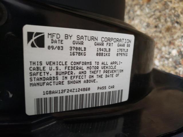 Photo 9 VIN: 1G8AW12F24Z124860 - SATURN ION LEVEL 