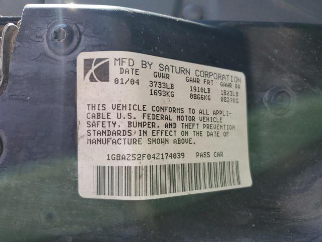 Photo 11 VIN: 1G8AZ52F04Z174039 - SATURN ION LEVEL 