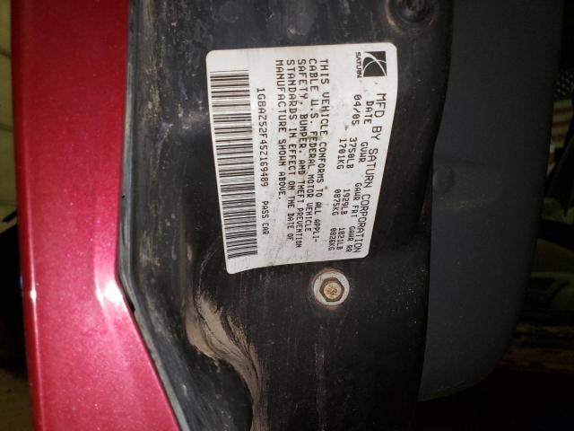 Photo 11 VIN: 1G8AZ52F45Z169489 - SATURN ION 