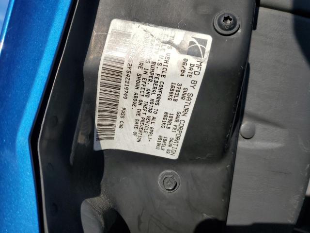 Photo 11 VIN: 1G8AZ52F54Z219749 - SATURN ION 