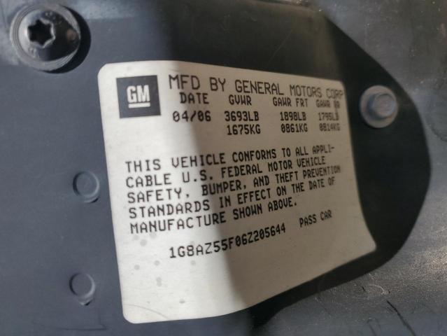 Photo 11 VIN: 1G8AZ55F06Z205644 - SATURN ION LEVEL 