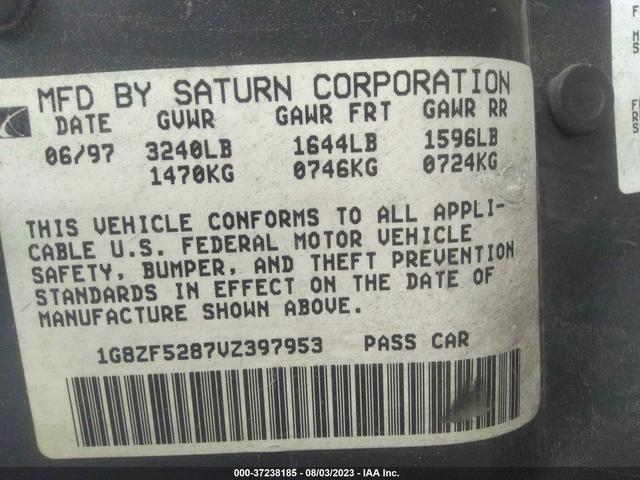 Photo 8 VIN: 1G8ZF5287VZ397953 - SATURN SL 