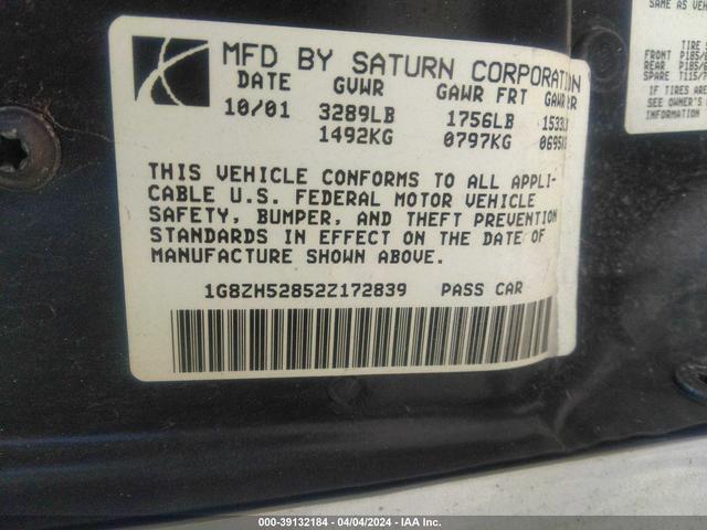 Photo 8 VIN: 1G8ZH52852Z172839 - SATURN SL 