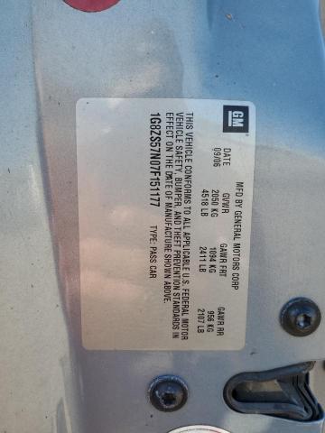 Photo 11 VIN: 1G8ZS57N07F151177 - SATURN AURA XE 