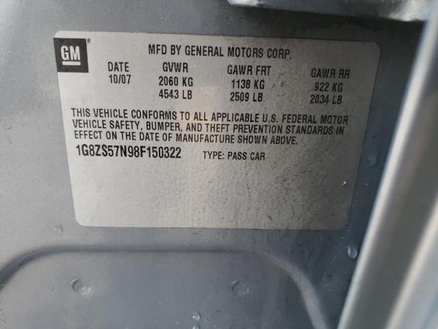 Photo 9 VIN: 1G8ZS57N98F150322 - SATURN AURA XE 