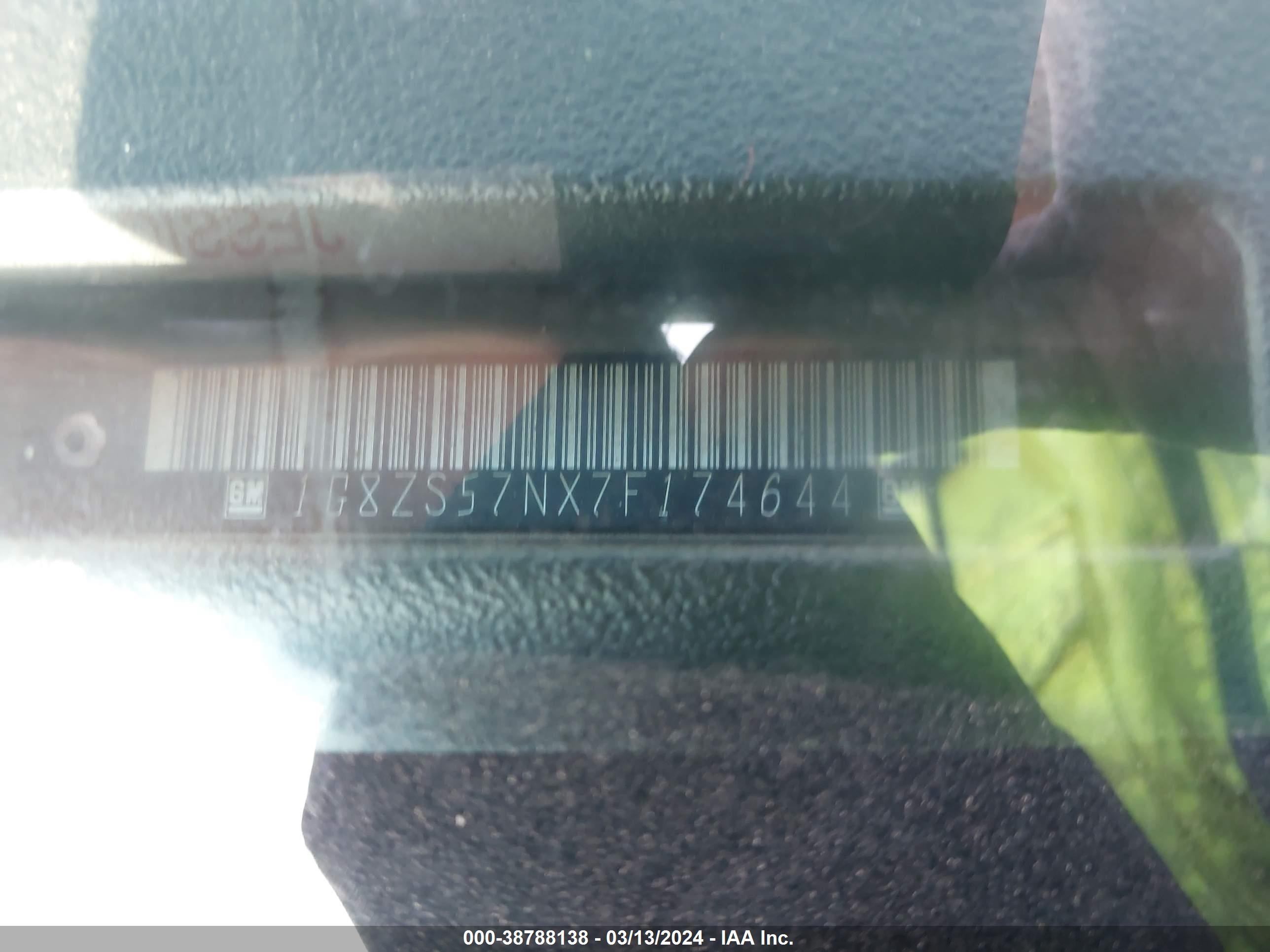 Photo 8 VIN: 1G8ZS57NX7F174644 - SATURN AURA 