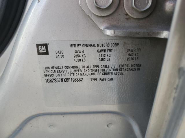 Photo 11 VIN: 1G8ZS57NX8F198332 - SATURN AURA XE 