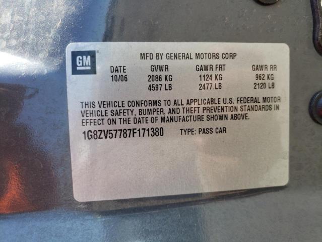 Photo 9 VIN: 1G8ZV57787F171380 - SATURN AURA XR 