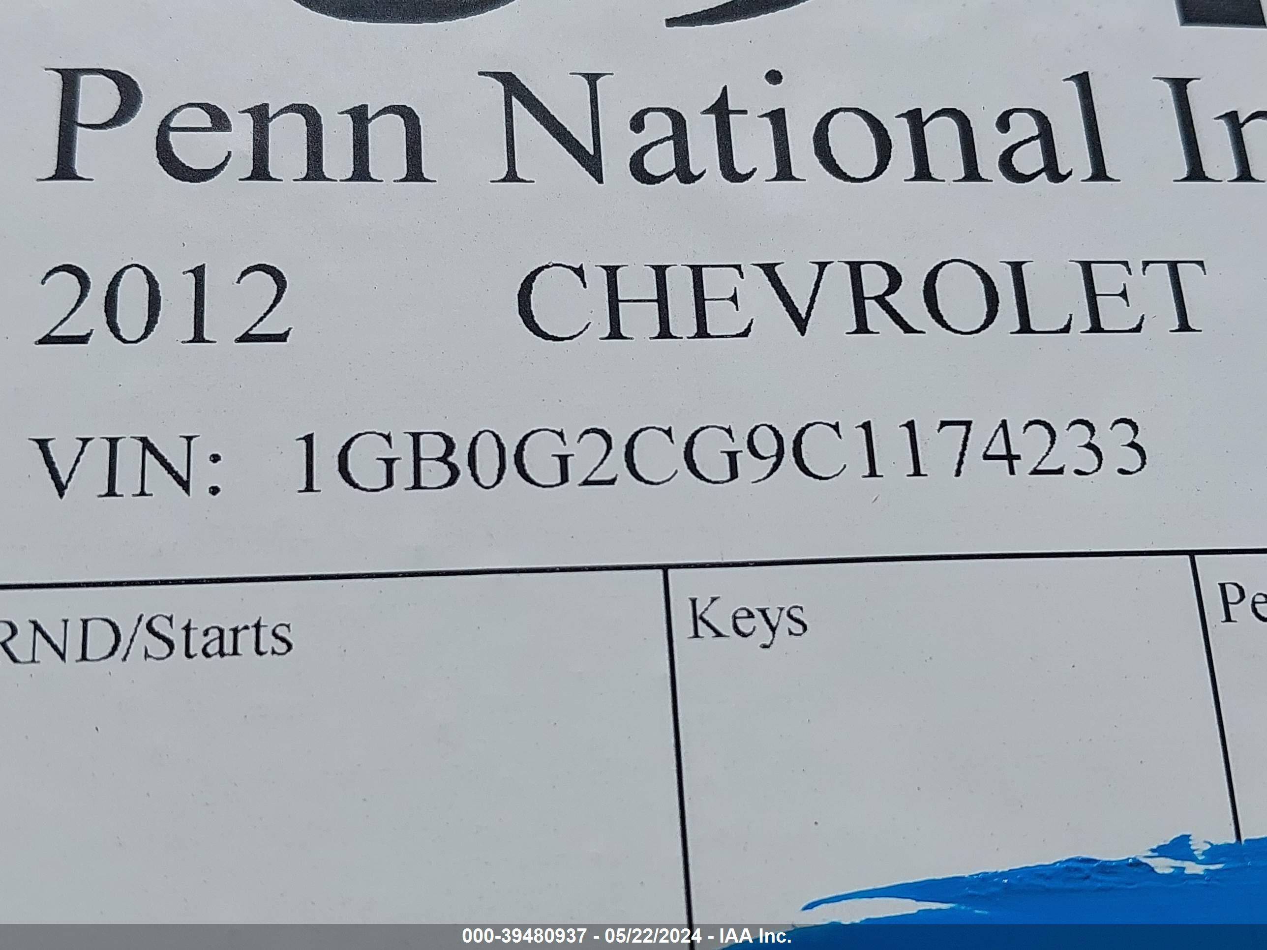 Photo 8 VIN: 1GB0G2CG9C1174233 - CHEVROLET NULL 