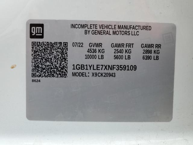 Photo 11 VIN: 1GB1YLE7XNF359109 - CHEVROLET ALL MODELS 