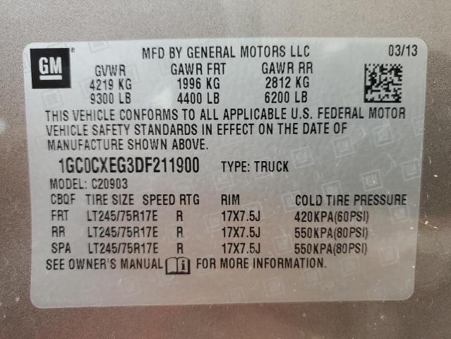 Photo 11 VIN: 1GC0CXEG3DF211900 - CHEVROLET SILVERADO 