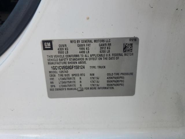 Photo 11 VIN: 1GC1CVEG8GF158124 - CHEVROLET SILVERADO 