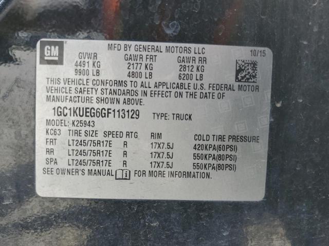 Photo 9 VIN: 1GC1KUEG6GF113129 - CHEVROLET SILVERADO 