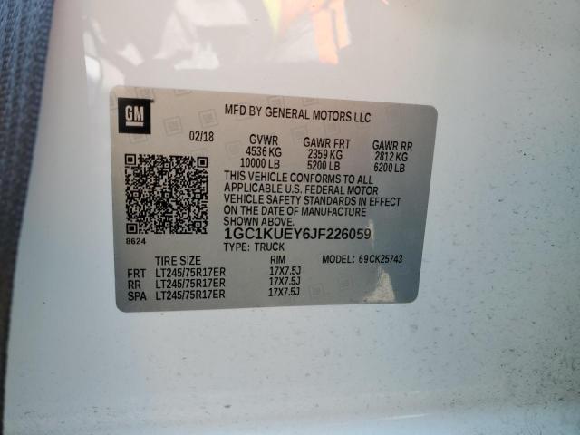 Photo 12 VIN: 1GC1KUEY6JF226059 - CHEVROLET SILVERADO 