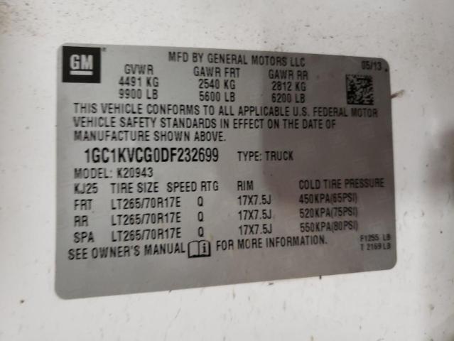 Photo 11 VIN: 1GC1KVCG0DF232699 - CHEVROLET SILVERADO 