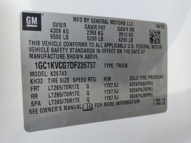 Photo 9 VIN: 1GC1KVCG7DF226737 - CHEVROLET SILVERADO 