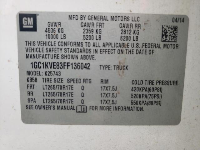 Photo 11 VIN: 1GC1KVE83FF136042 - CHEVROLET SILVERADO 