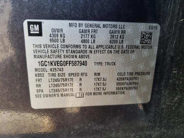 Photo 11 VIN: 1GC1KVEG0FF587940 - CHEVROLET ALL MODELS 