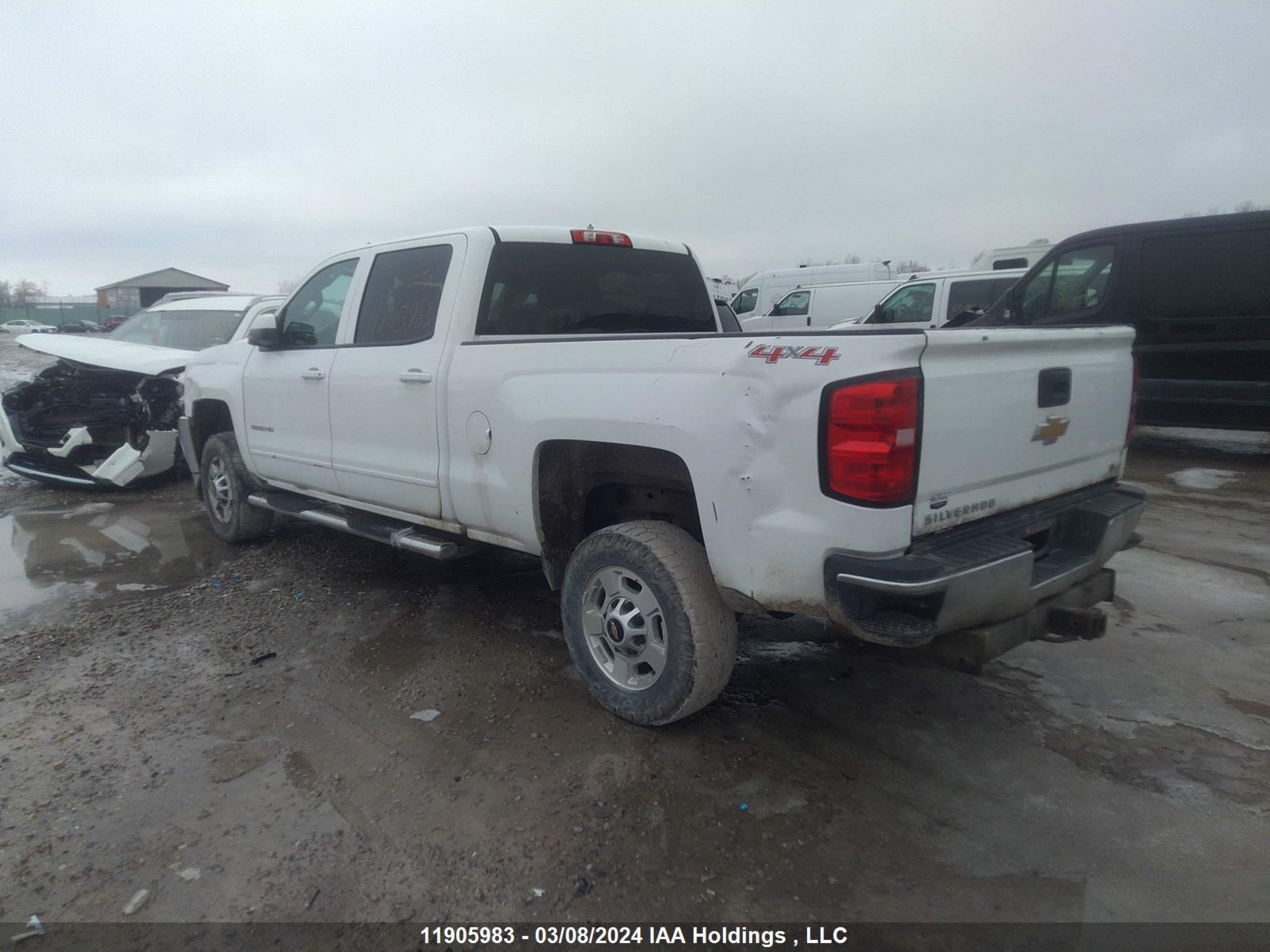 Photo 2 VIN: 1GC1KVEGXFF566299 - CHEVROLET SILVERADO 