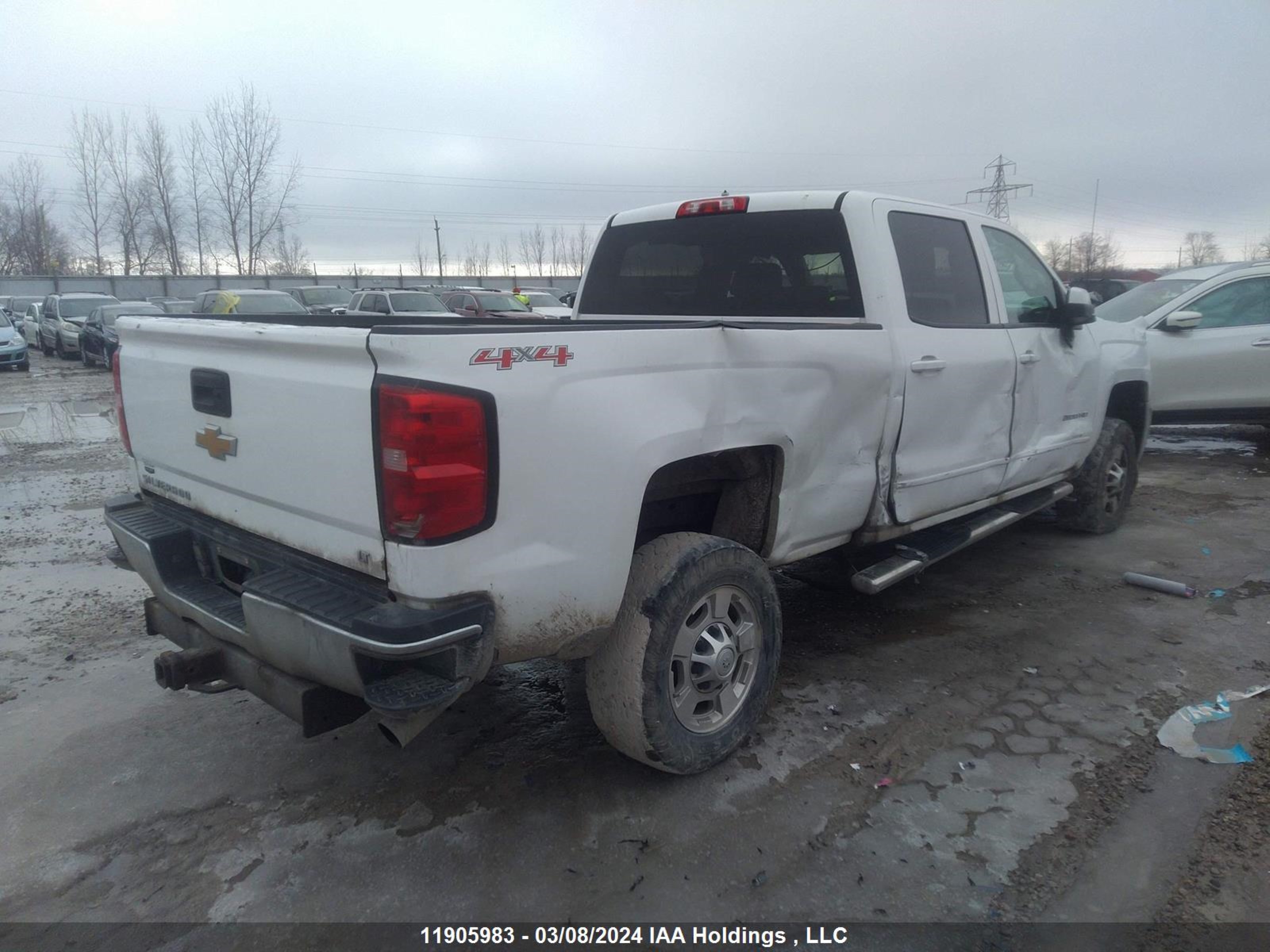 Photo 3 VIN: 1GC1KVEGXFF566299 - CHEVROLET SILVERADO 