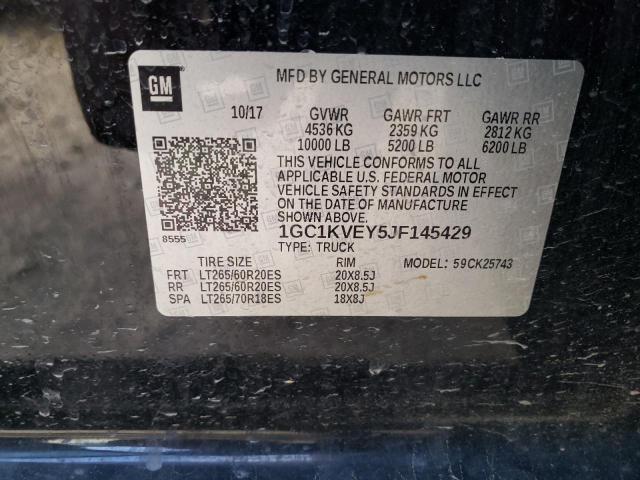 Photo 11 VIN: 1GC1KVEY5JF145429 - CHEVROLET SILVERADO 