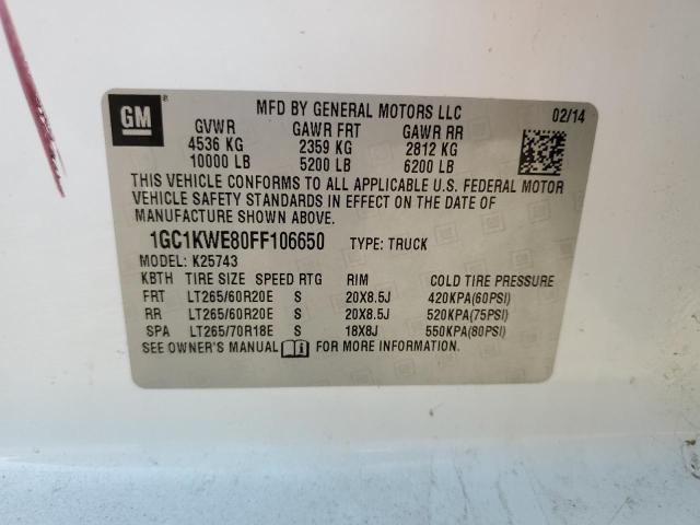 Photo 12 VIN: 1GC1KWE80FF106650 - CHEVROLET ALL MODELS 