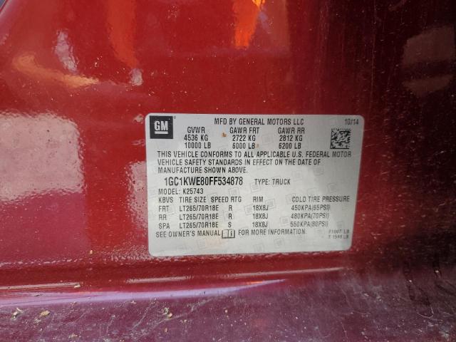 Photo 11 VIN: 1GC1KWE80FF534878 - CHEVROLET SILVERADO 