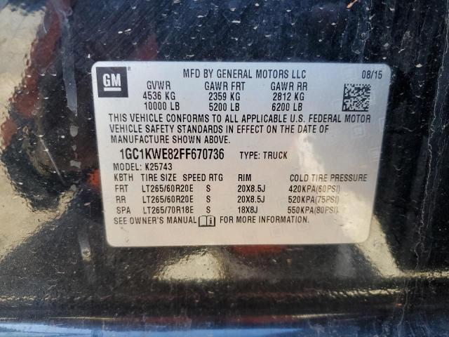 Photo 12 VIN: 1GC1KWE82FF670736 - CHEVROLET SILVERADO 