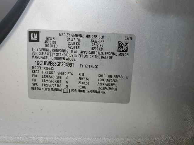 Photo 11 VIN: 1GC1KWE83GF284991 - CHEVROLET ALL MODELS 