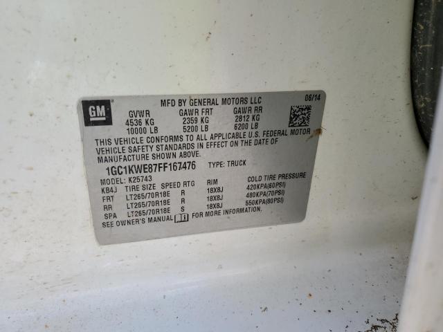 Photo 12 VIN: 1GC1KWE87FF167476 - CHEVROLET SILVEO2500 