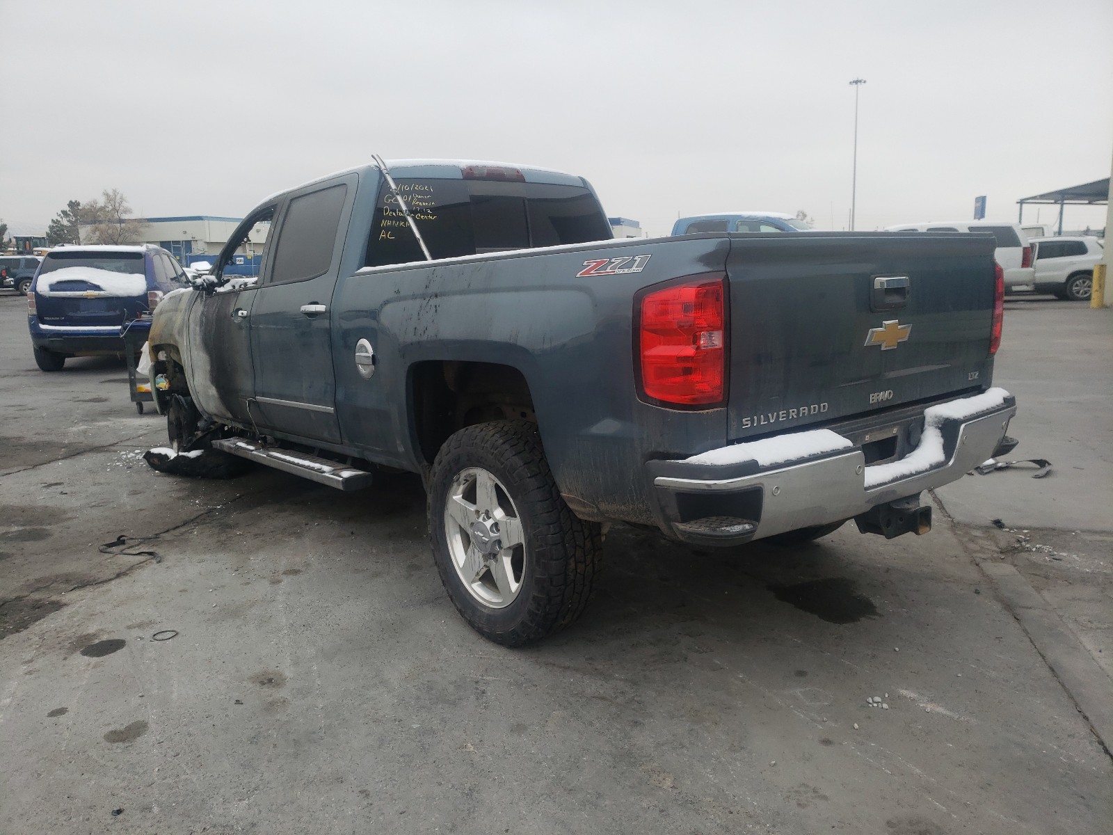 Photo 2 VIN: 1GC1KWE8XFF160263 - CHEVROLET SILVERADO 