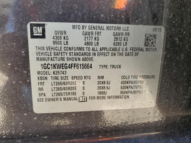 Photo 11 VIN: 1GC1KWEG4FF615664 - CHEVROLET SILVERADO 