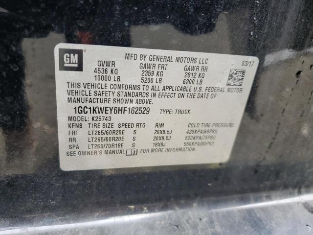 Photo 11 VIN: 1GC1KWEY6HF162529 - CHEVROLET SILVERADO 