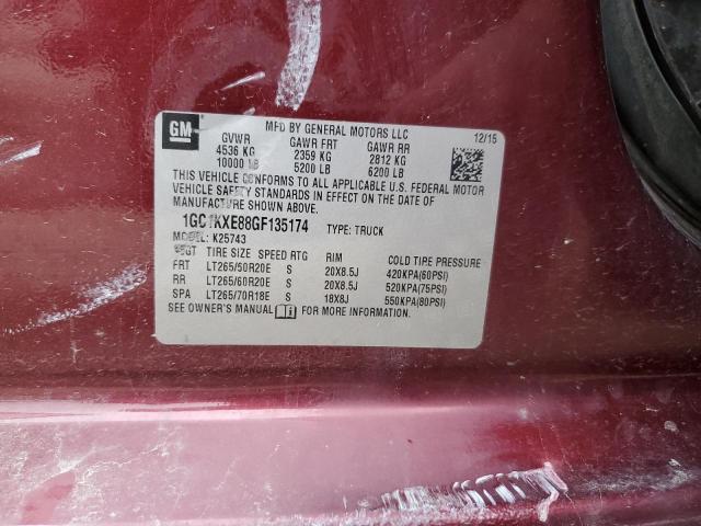 Photo 11 VIN: 1GC1KXE88GF135174 - CHEVROLET SILVERADO 