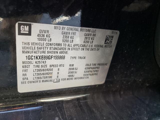 Photo 9 VIN: 1GC1KXE89GF155868 - CHEVROLET SILVERADO 