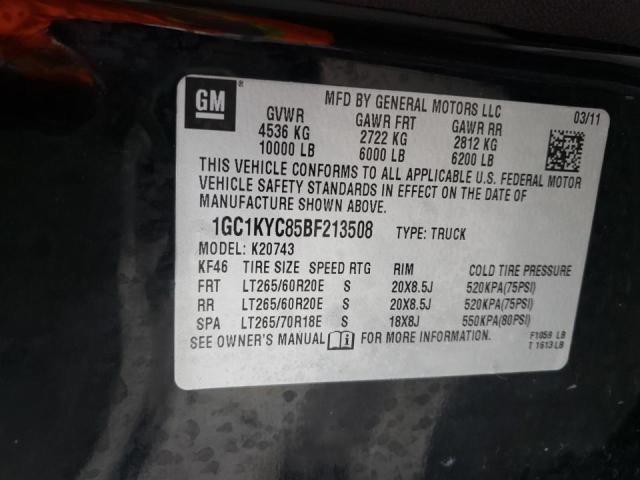 Photo 9 VIN: 1GC1KYC85BF213508 - CHEVROLET SILVERADO 